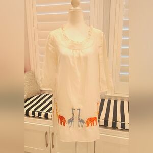 Tsumori Chisato Ivory Ruffled Dress